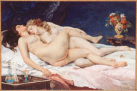 Courbet Gustave - Die Kornsieberinnen