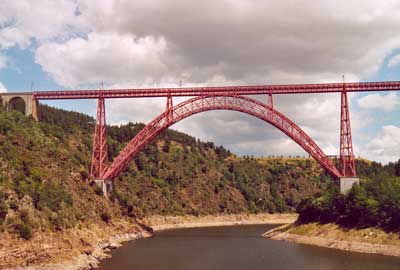 Eiffel Gustave - Garabit-Viadukt über den Truyère