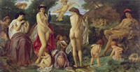 Courbet Gustave - Die Frau in den Wellen
