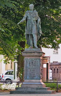 Schadow Gottfried  - Standbild Blüchers in Rostock