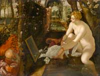 Tintoretto Jakobo - Susanna im Bade