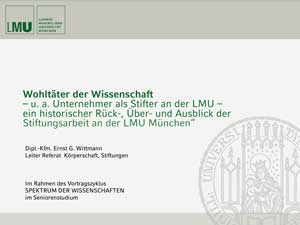 Wohltäter der Wissenschaft